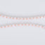 Peach and White Fish Charm Necklace