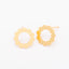 Small Gold Scalloped Stud Earrings
