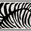 Abstract Leaf Vinyl Placemat