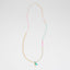 Gold, Pink and Turquiose Beaded Fish  Necklace