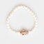 White beaded bracelet