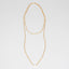 Gold Beaded Long Necklace