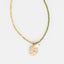 Multicolour Beaded Long Necklace with Sun and Moon Charm