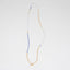 Navy Blue and Gold Beaded Long Necklace
