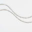 Shimmer Beaded Long Necklace with Heart Charm