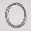 Tawny Gold Beaded Long  Necklace