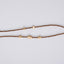 Tawny Gold Beaded Long  Necklace