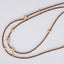 Tawny Gold Beaded Long  Necklace
