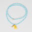 Aqua Fish Charm Necklace