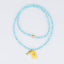 Aqua Fish Charm Necklace