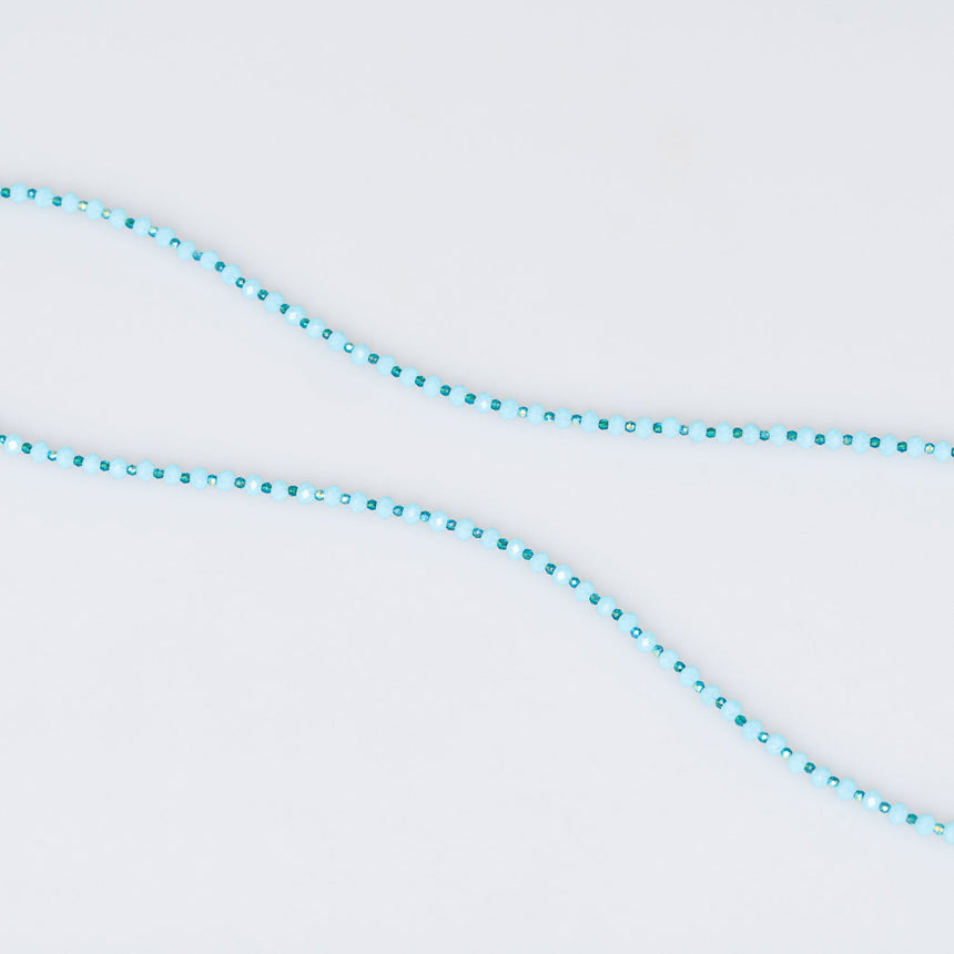Aqua Fish Charm Necklace
