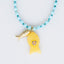 Aqua Fish Charm Necklace