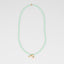 Mint Fish Charm Necklace