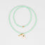 Mint Fish Charm Necklace