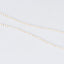 White Heart Stone Long Necklace