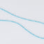 Blue Beaded Stone Pendant Long  Necklace