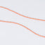 Orange Stone Pendant Beaded Long Necklace