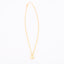 Gold Lock pendant on a Paperclip chain