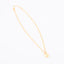 Gold Lock pendant on a Paperclip chain