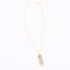 Long Druzy Bar Pendant Necklace