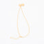Gold Flower Locket on Paperclip Chain