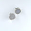 Silver and Grey Druzy earrings